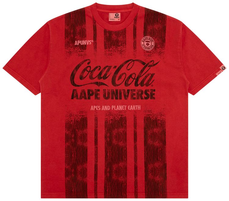 AAPE x Coca Cola Unvs Graphic Tee RedLight