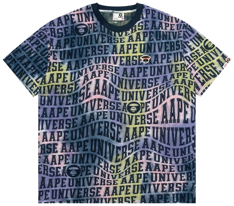 AAPE AAPEUNVS Unvs Graphic Tee BluePurple