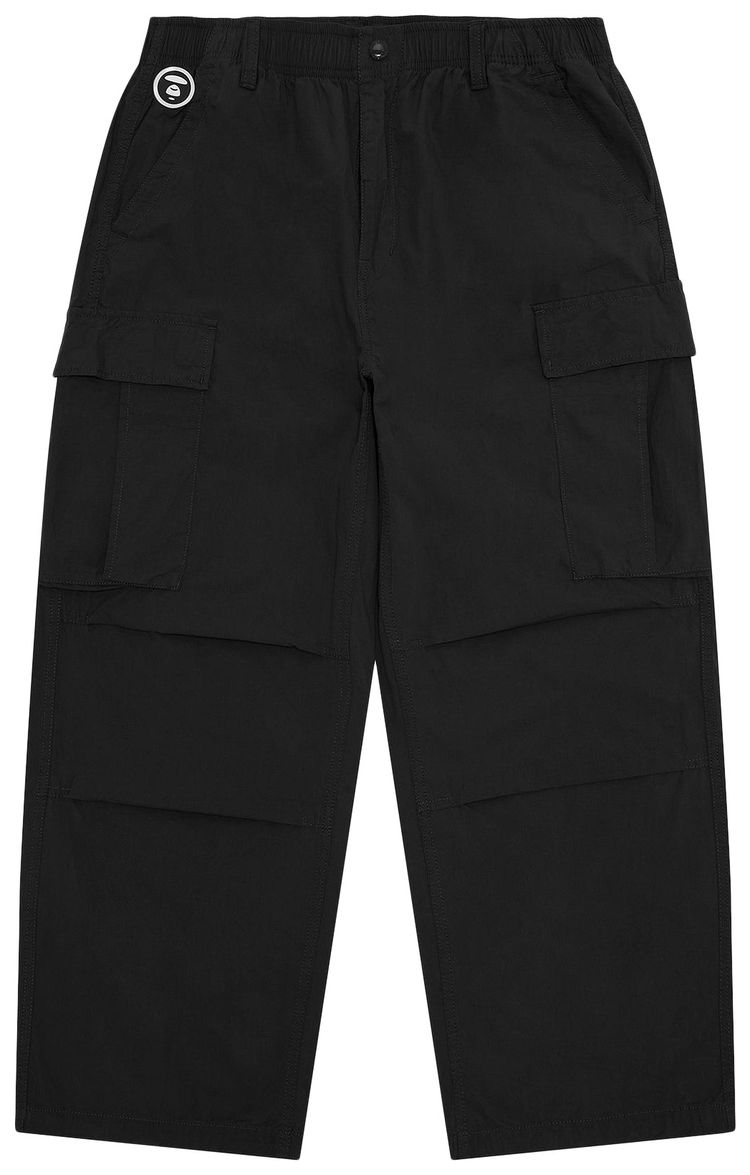 AAPE AAPENOW Moonface Cargo Pants Black