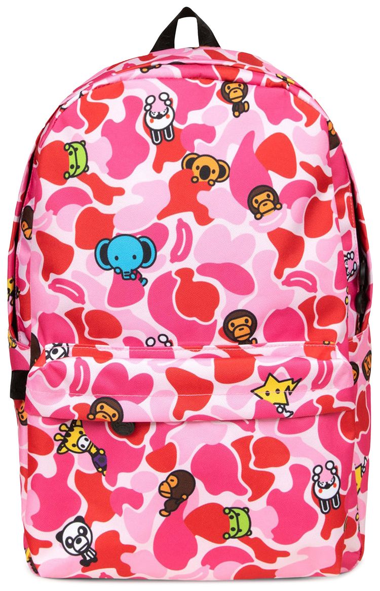 Baby Milo Store Milo  Friends Camo Large Backpack PinkLight