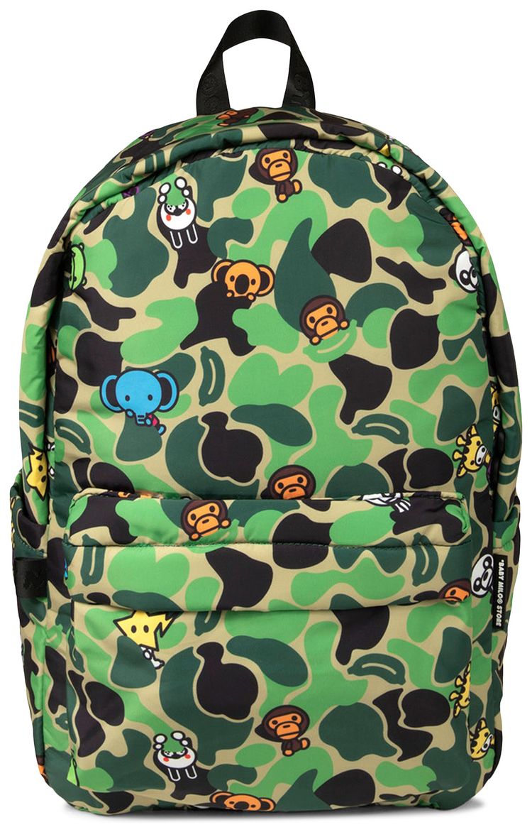 Baby Milo Store Milo  Friends Camo Large Backpack GreenBlack