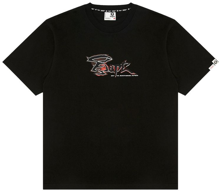 AAPE Graphic Tee Black