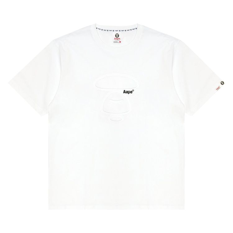 AAPE AAPEUNVS Unvs Moonface Tee White