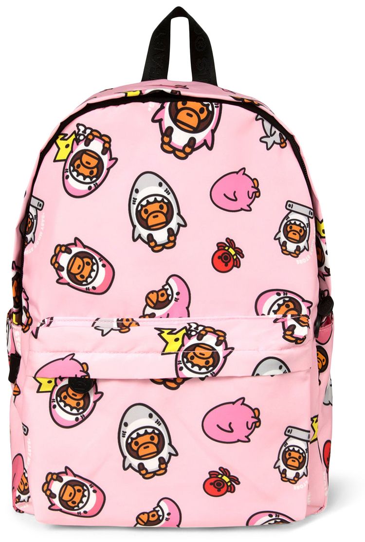 Baby Milo Store Milo Medium Backpack PinkGrey