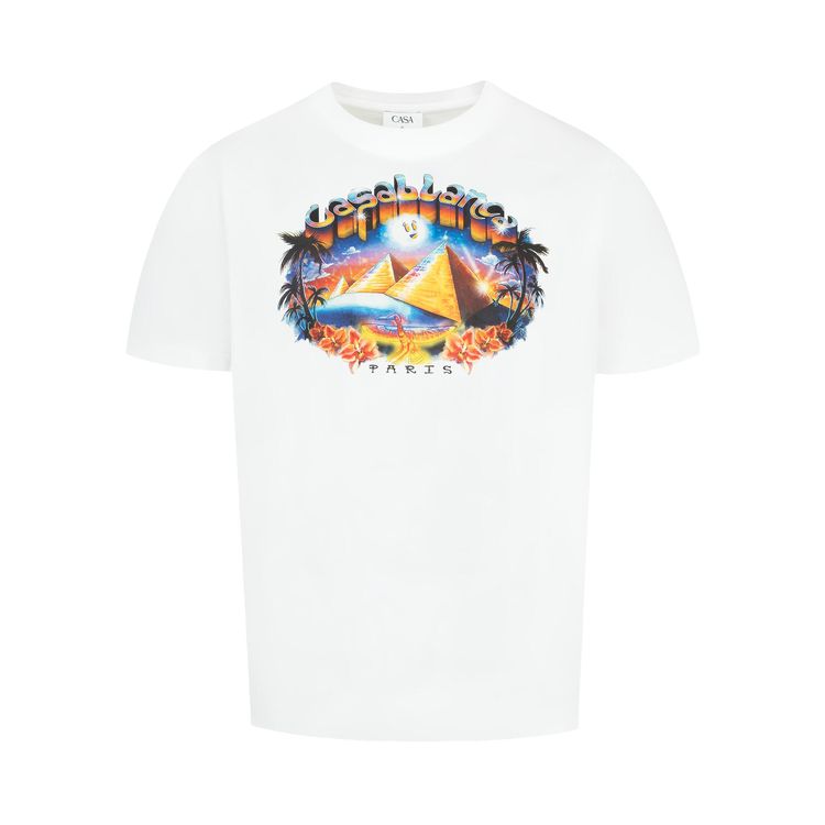 Casablanca Classic T Shirt White