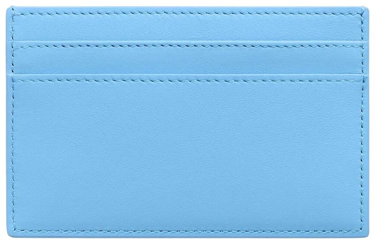 CELINE Medium Card Holder Sky BlueRed