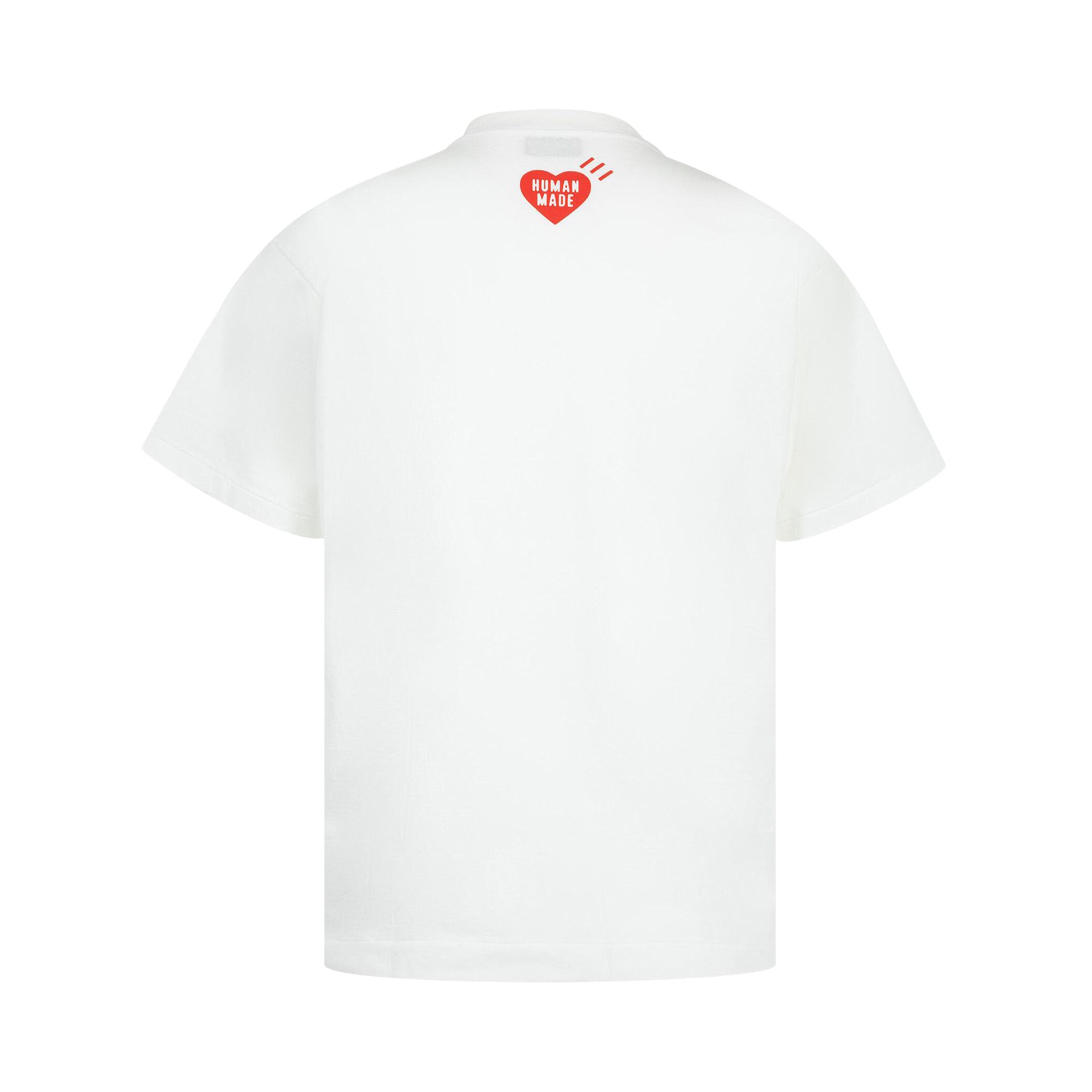 Buy Human Made Graphic T-Shirt 'White' - HM31CS040 WHIT | GOAT