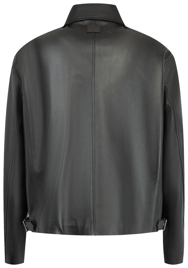 Loewe Zip Up Jacket Black