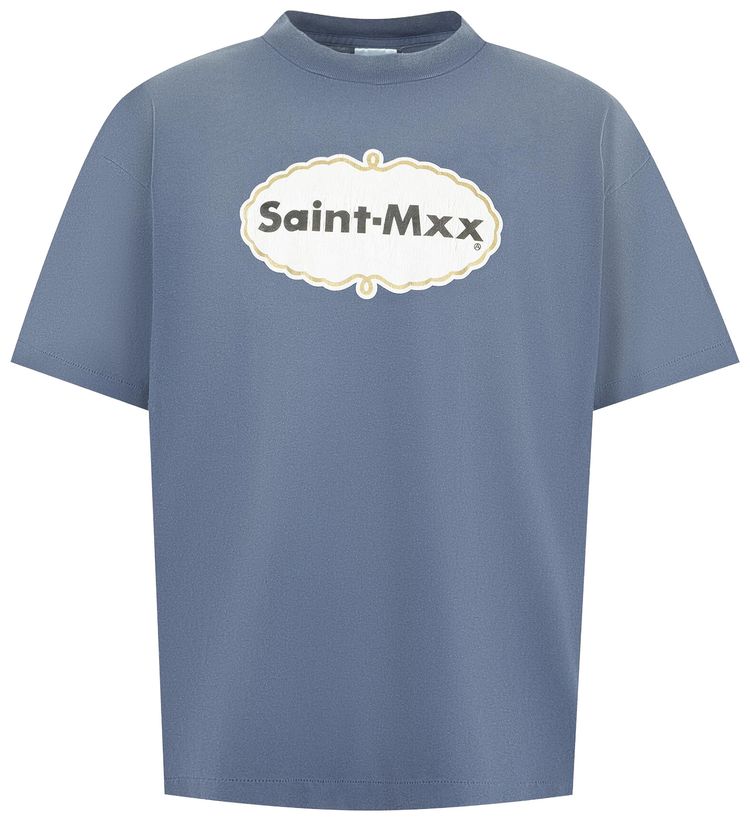 SAINT Mxxxxxx Short Sleeve T Shirt Navy