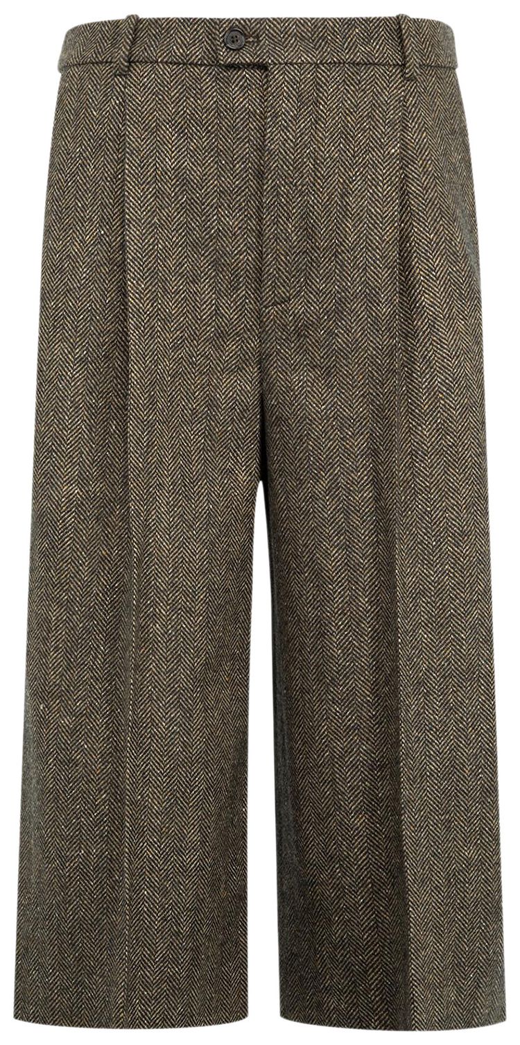 Saint Laurent Pantalon Brown