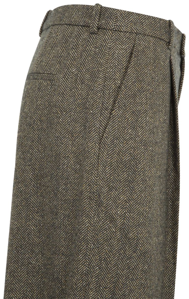 Saint Laurent Pantalon Brown