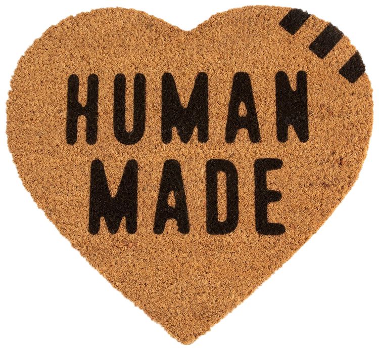 Human Made Heart Rug Small Beige
