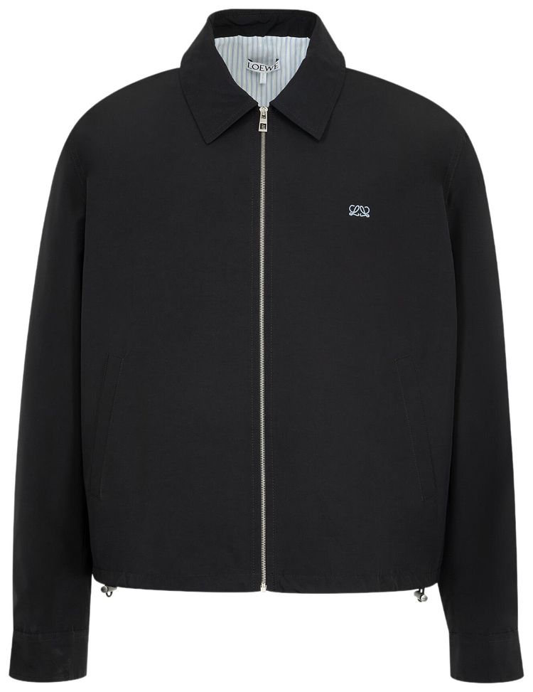 Loewe Zip Up Jacket Black
