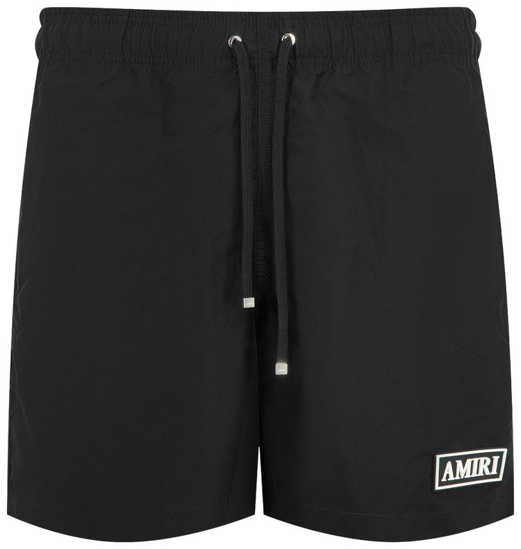 Amiri Patch Swimshort Black