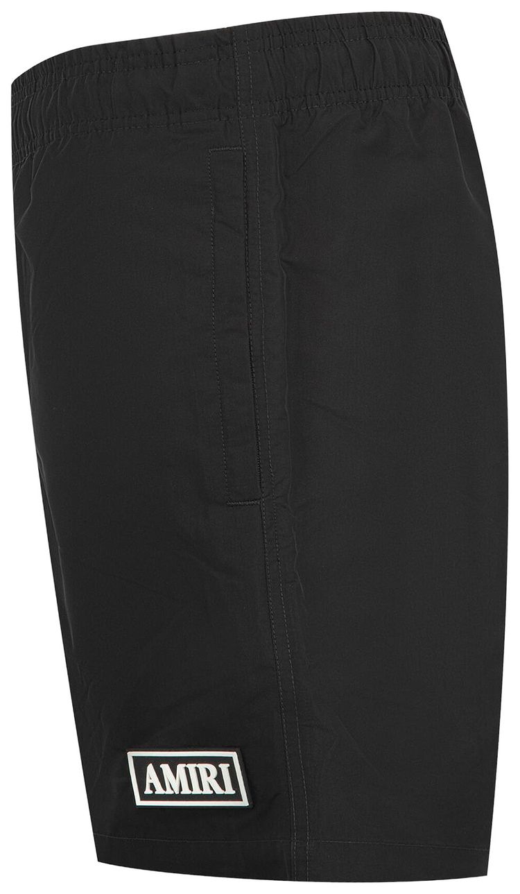 Amiri Patch Swimshort Black