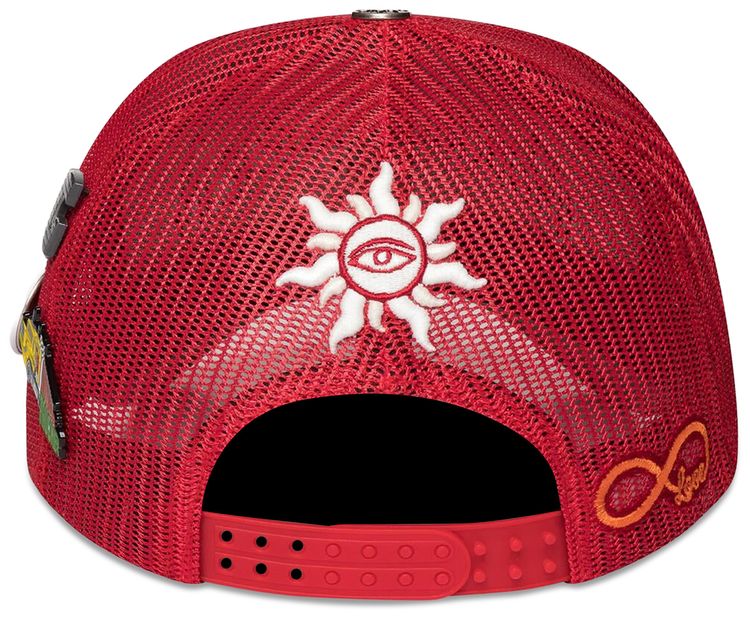 Godspeed Forever Trucker Hat RedBlack