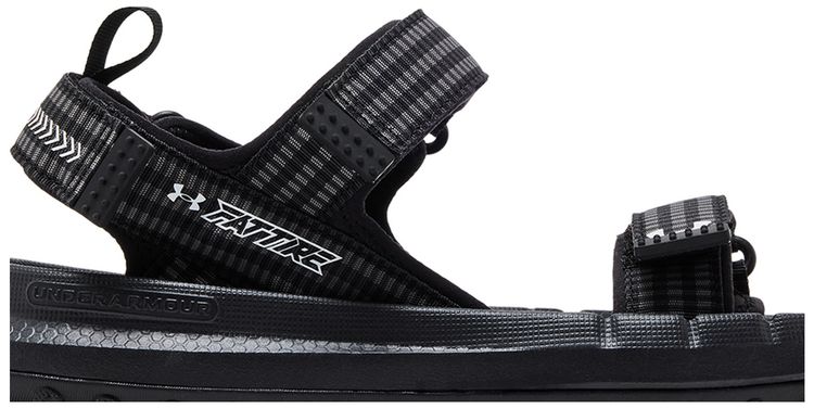 Under Armour Fat Tire Sandal Black White