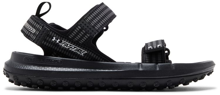 Under Armour Fat Tire Sandal Black White