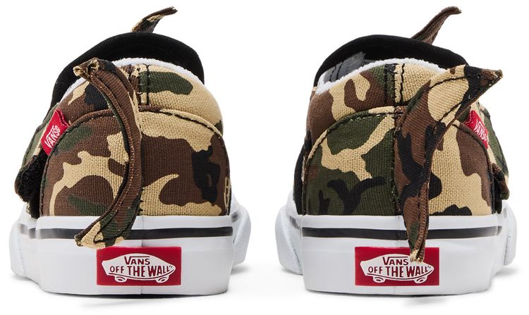 Vans Slip On V Toddler Camo Shark