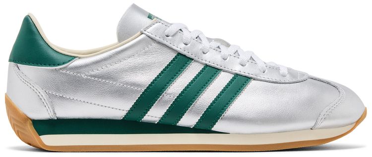 adidas Wmns Country OG Silver Metallic Collegiate Green