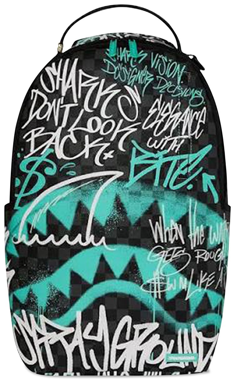 Sprayground Spray Poetry Iii DLXV Backpack MulticolorWater Green