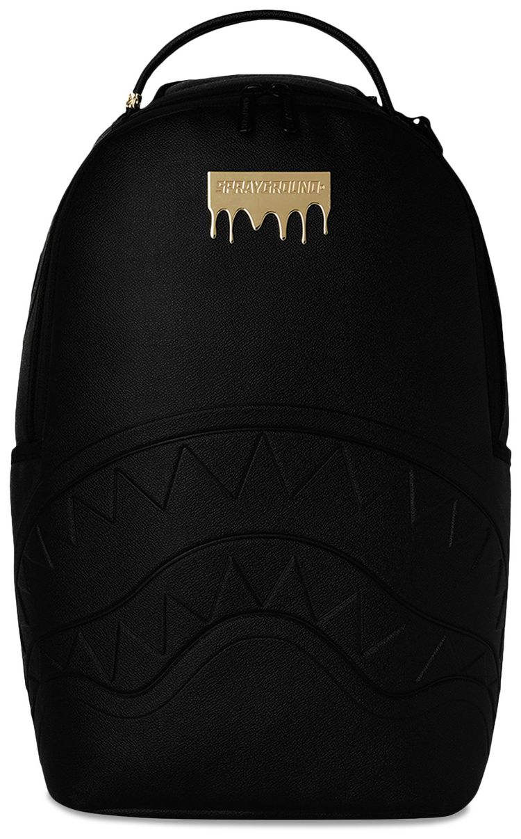 Sprayground Gold Brick Luxe Backpack Black