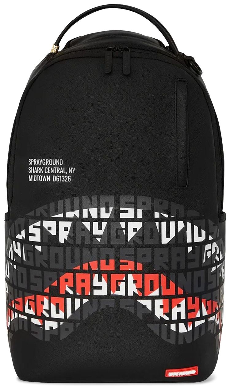 Sprayground Shark Central Sharkcode Backpack Multicolor