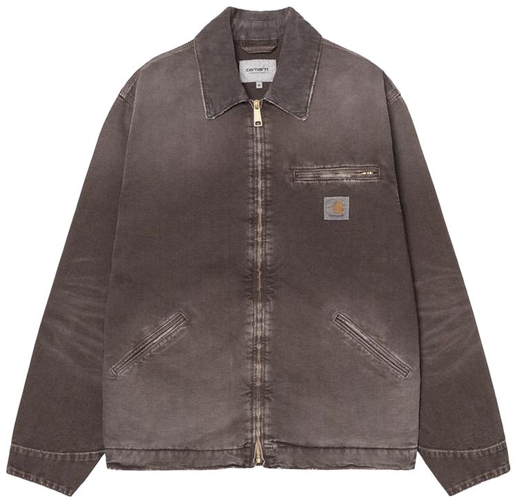 Carhartt WIP OG Detroit Jacket Tobacco Destroy Wash