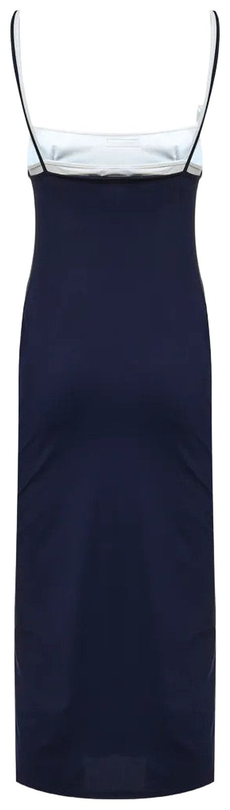 Miu Miu Jersey Stretch Abito Bleu