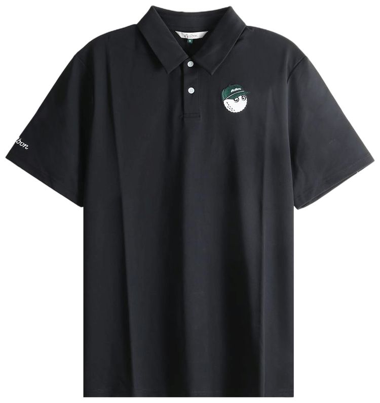 Malbon Fairway Baldwin Polo Shirt Black