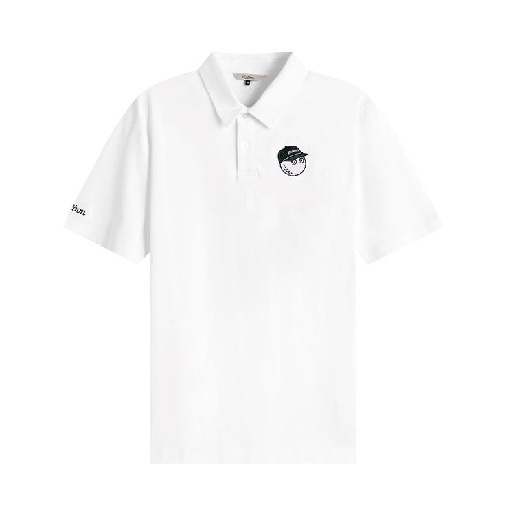 Malbon Fairway Baldwin Polo Shirt White