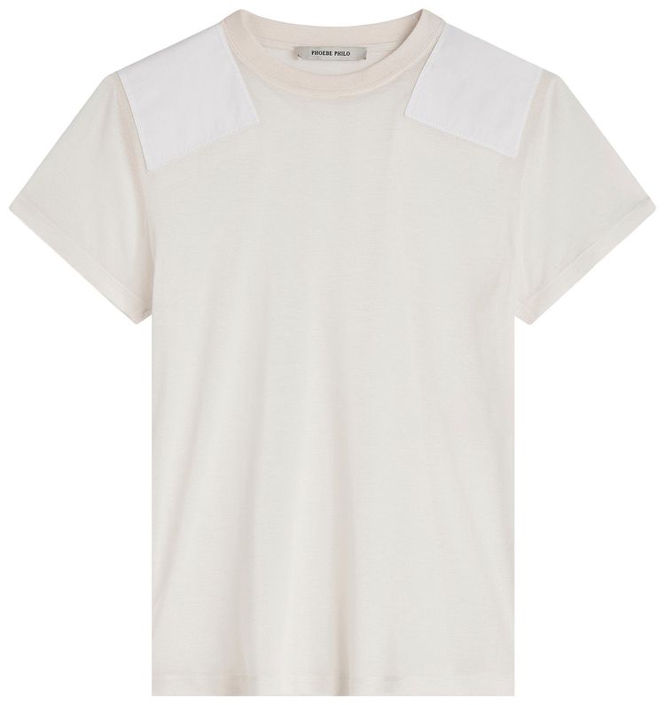 Phoebe Philo Patch T Shirt Ivory