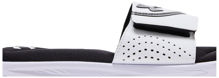 Under Armour Ignite 6 Slide White Black