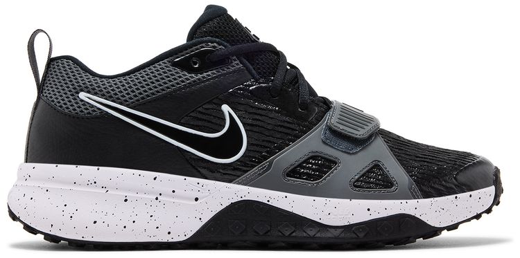 Nike Air Zoom Diamond Elite Turf Black White Splatter