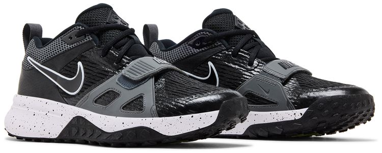 Nike Air Zoom Diamond Elite Turf Black White Splatter