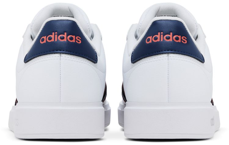 adidas Grand Court White Dark Blue Scarlet