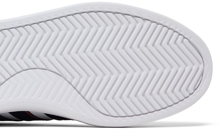 adidas Grand Court White Dark Blue Scarlet