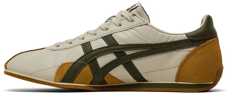 Onitsuka Tiger Runspark Beige Olive Green Mustard Yellow