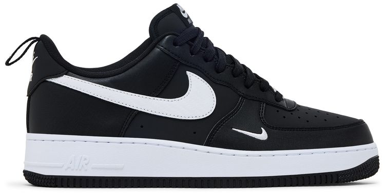 Nike Air Force 1 07 Lv8 Carbon Fiber Swoosh Black White