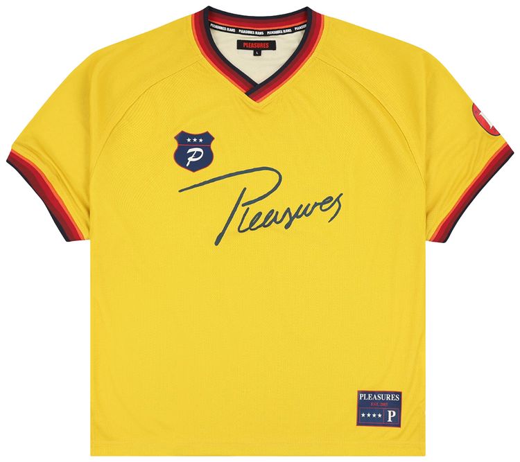 Pleasures Mona Sport Shirt Yellow