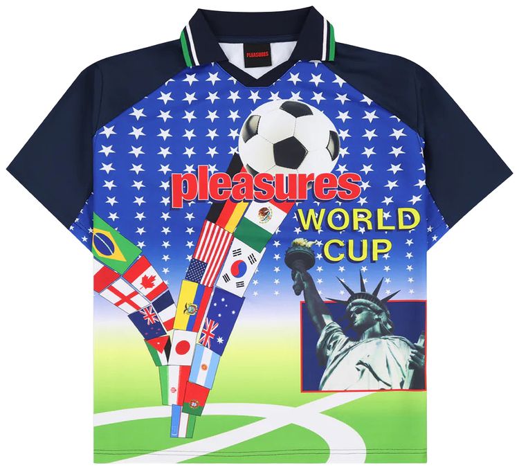 Pleasures Flags Jersey Multicolor