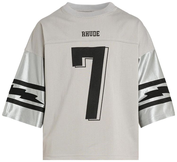 Rhude Lightning Jersey GreySilver