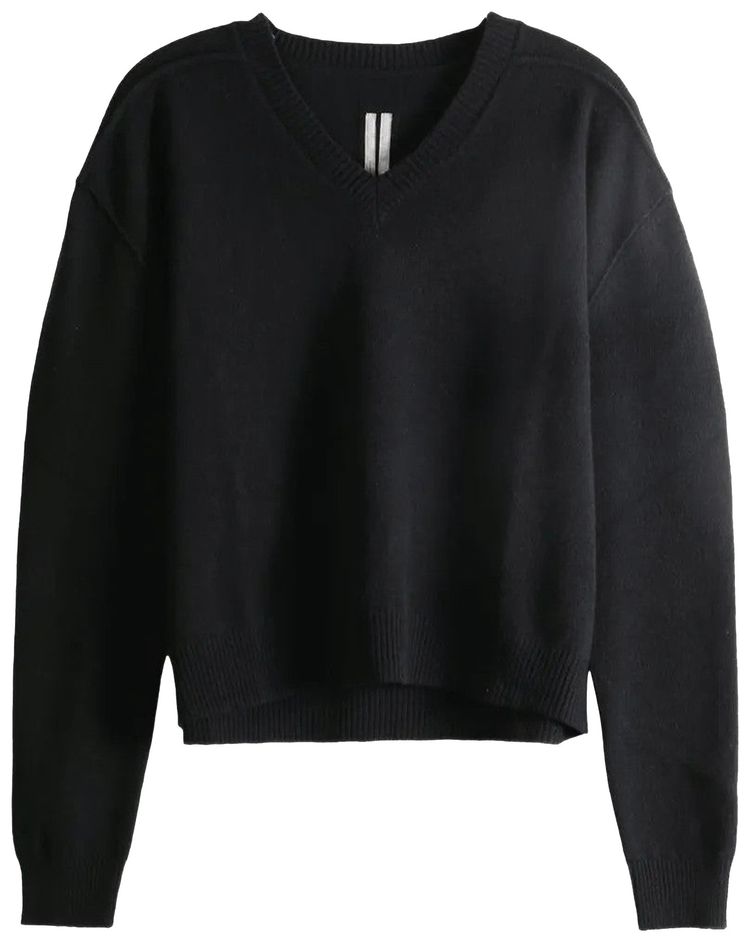 Rick Owens Tommy V Neck Black