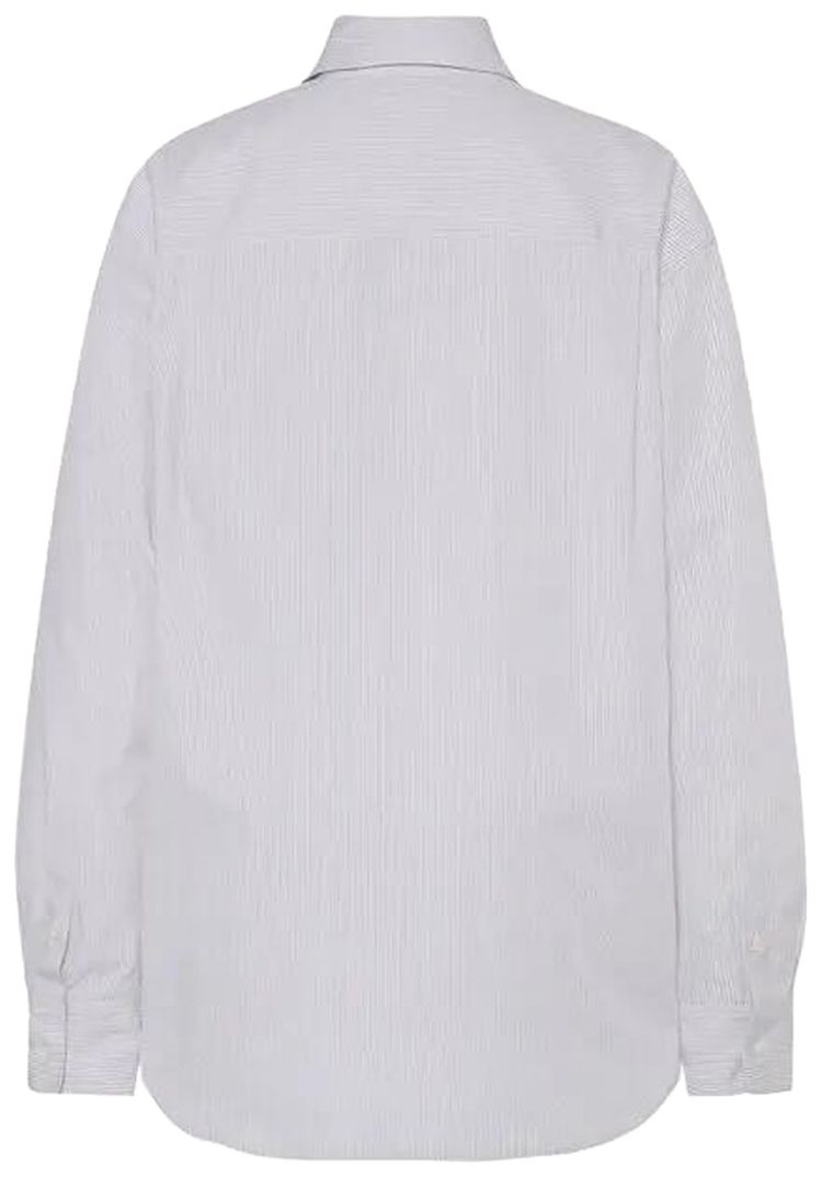 The Row Pace Shirt White Blue Stripe