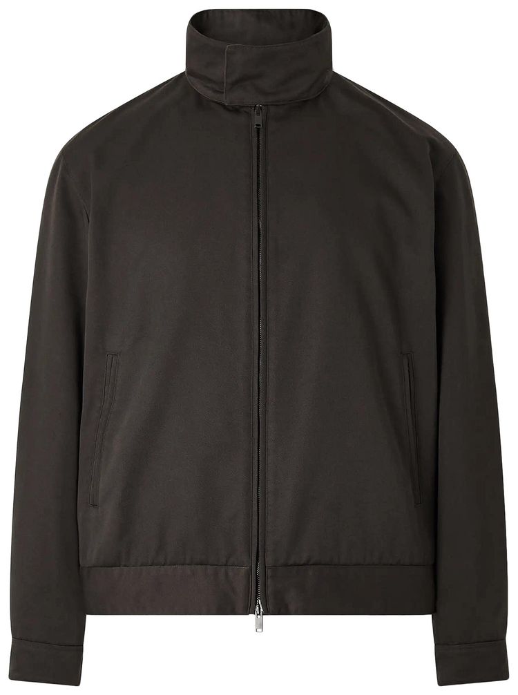 The Row Ozello Jacket Dark Brown