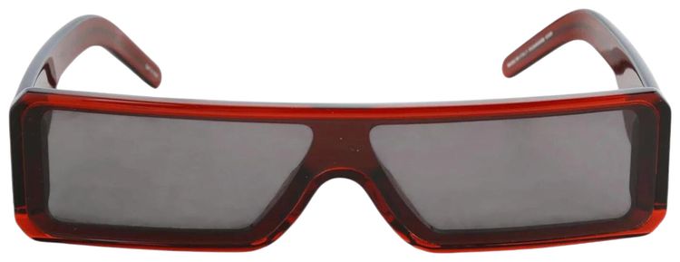 Rick Owens Gethshades Sunglasses Blood TempleBlack Lens