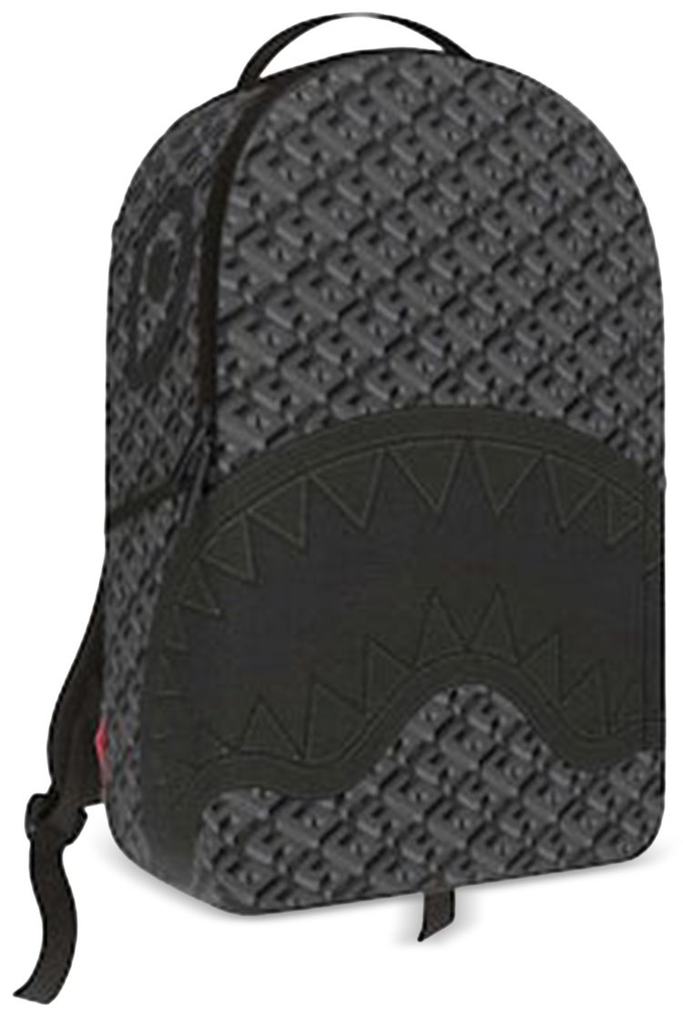 Sprayground 3dsg Blackout Backpack BlackGrey Textured