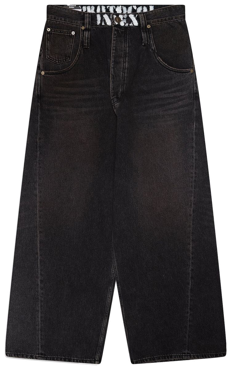 Protocol Index Retro Denim Pants Black