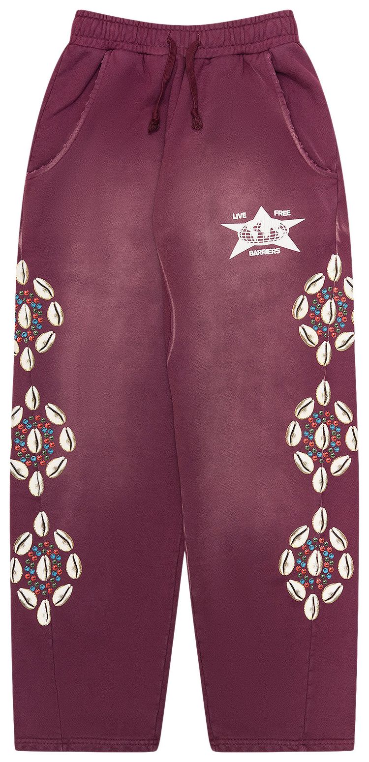 Barriers Cowrie Shell Sweatpants Pink