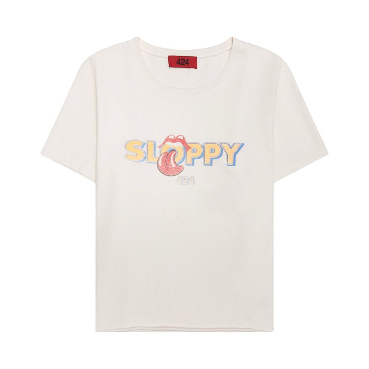 424 Sloppy Tee White